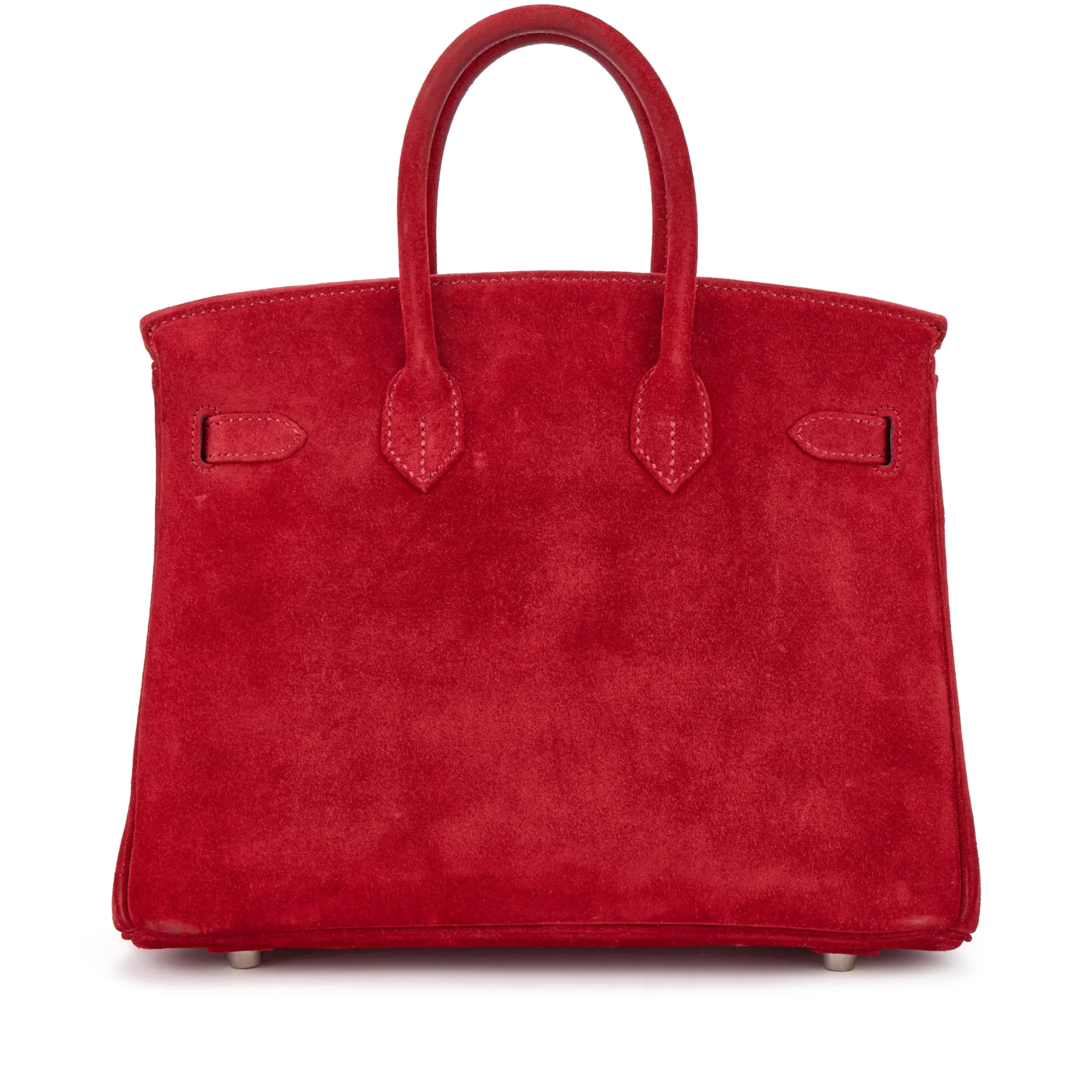 Birkin 25 Palladium Hardware Rouge Vif Doblis